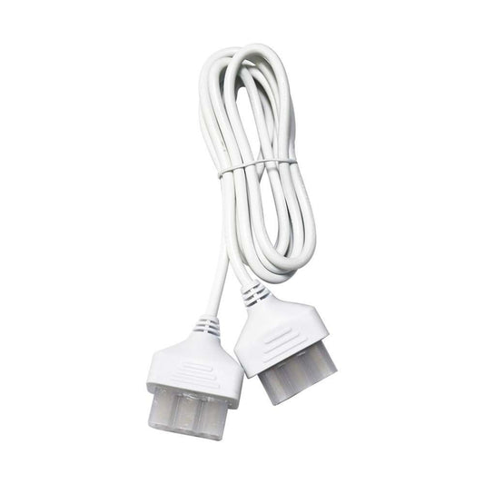 Power Cable With 2 Plugs White 2M 3*0.75MM²