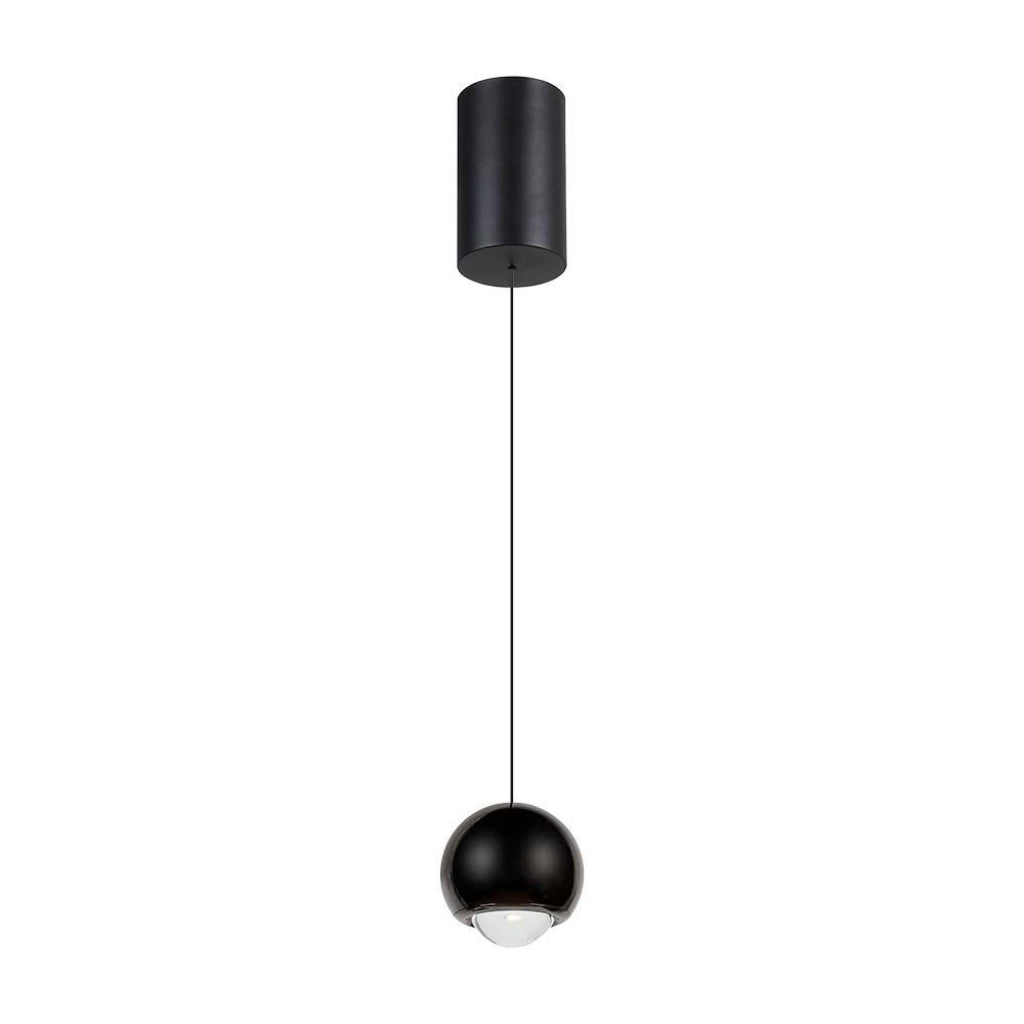5W LED Hanging Pendant Light Black Body 3000K