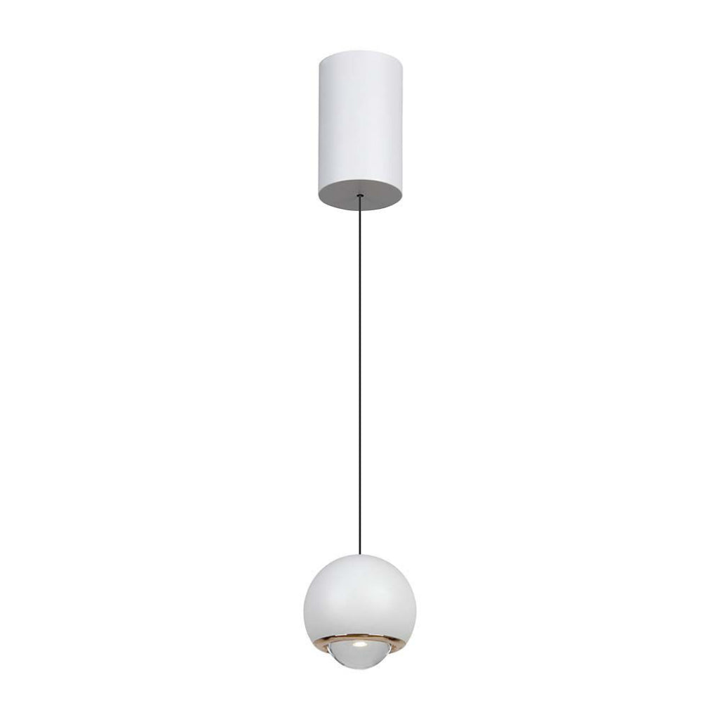 5W LED Hanging Pendant Light White Body 3000K