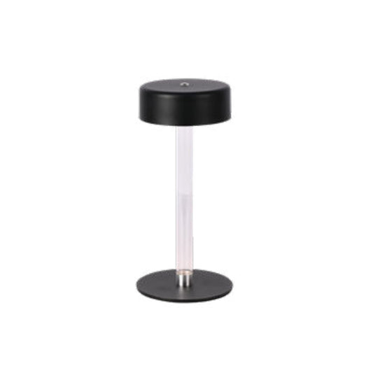 3W LED Table Lamp (D120*260) 3IN1 Black+Transperent Center Pillar
