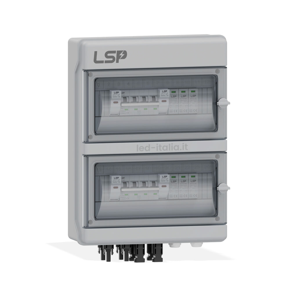 Quadro di Campo DC 2/2 MPPT 1000VDC 16A 12 Moduli LSP IP65