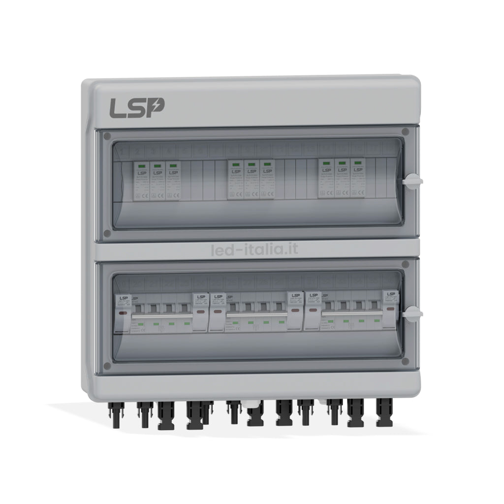 Quadro di Campo DC 3/3 MPPT 1000VDC 16A 18 Moduli LSP IP65