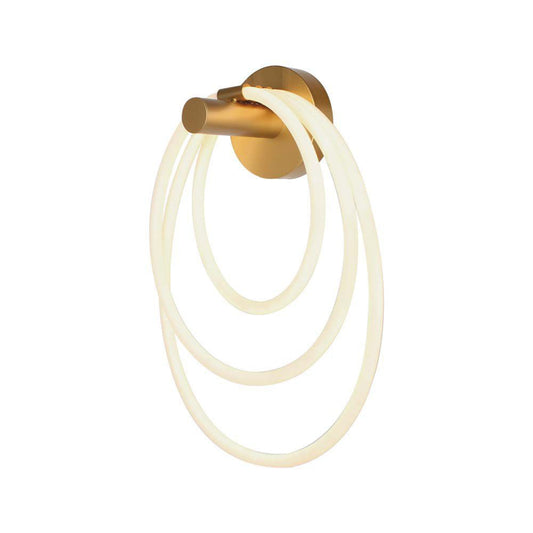 37W LED Designer Wall Lamp 35*18*50CM Gold 3000K