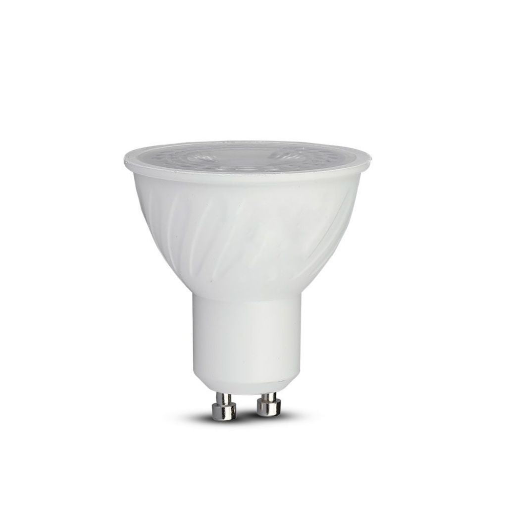LED Spotlight Samsung Chip GU10 6.5W Ripple Plastic 38°D 6400K Dimmable