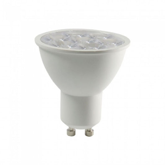 LED Spotlight Samsung Chip GU10 6W Ripple Plastic 10°D 6400K