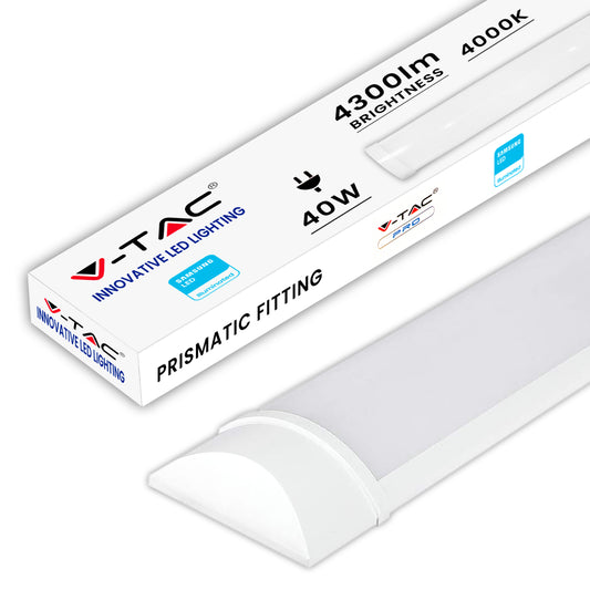 40W LED Grill Fitting Samsung Chip 120cm 120 lm/W 4000K