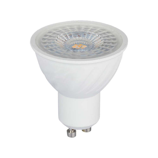 LED Spotlight SAMSUNG CHIP - GU10 6W Plastic SMD With Lens 6500K