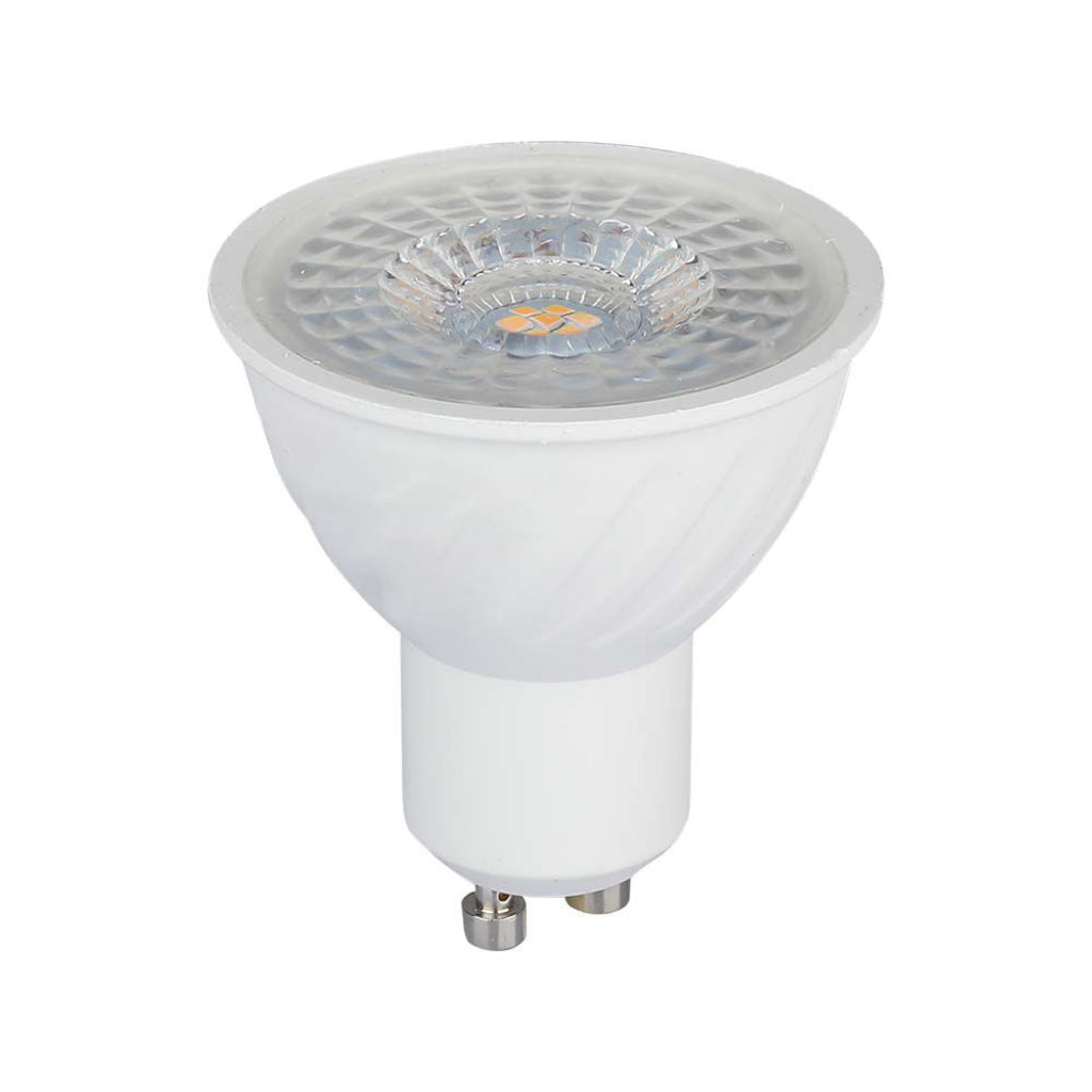 LED Spotlight SAMSUNG CHIP - GU10 6.5W Ripple Plastic 38°D 6500K