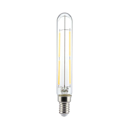 LED Bulb - 4W E14 T20 Filament Clear Glass 4000K