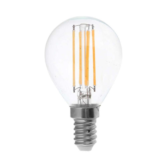 LED Bulb - 4W Filament E14 P45 Clear Cover 4500K