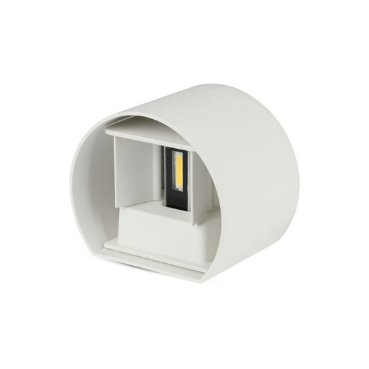 5W Wall Lamp with Bridglux Chip White Body Round IP65 4000K