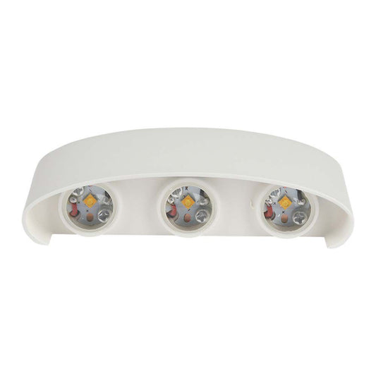 5W LED Wall Light Sand White IP54 4000K