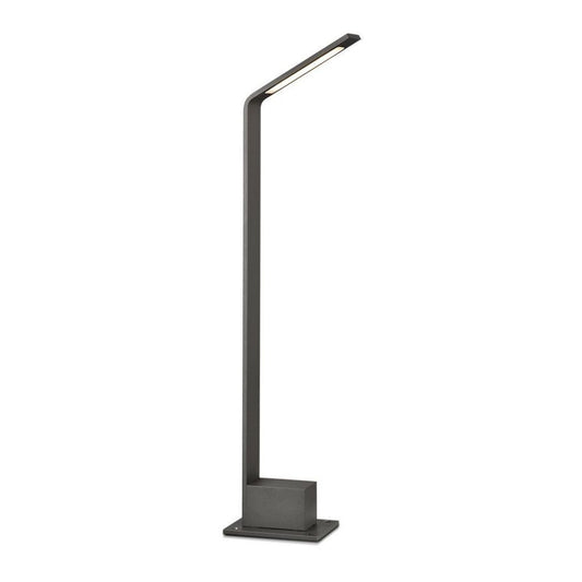 6W LED Outdoor Bollard Lamp Grey Body 4000K IP65