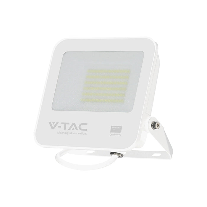 50W LED FLOODLIGHT SAMSUNG CHIP 4000K WHITE BODY GREY FROSTED GLASS IP65