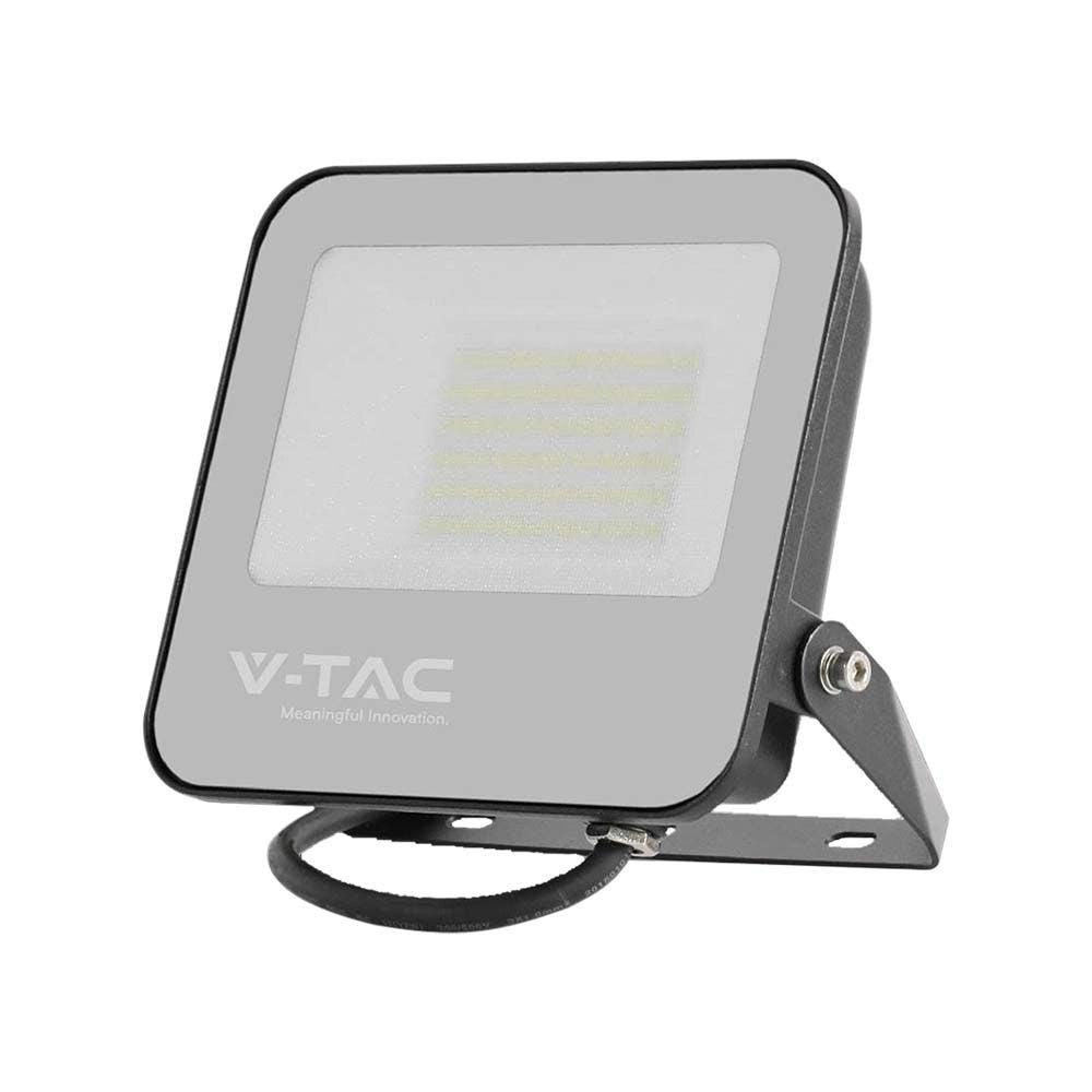 50W LED FLOODLIGHT 4000K BLACK BODY GREY GLASS 160LM/W 5 YEARS WARRANTY