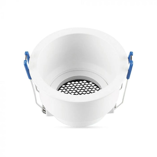 GU10 Fitting Round Aluminum Body Deep Anti Glare White Body With Hoyne Comb