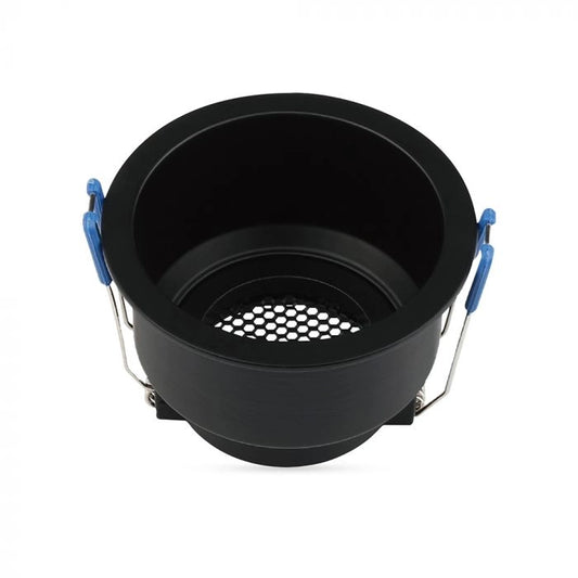 GU10 Fitting Round Aluminum Body Deep Anti Glare Black Body With Hoyne Comb