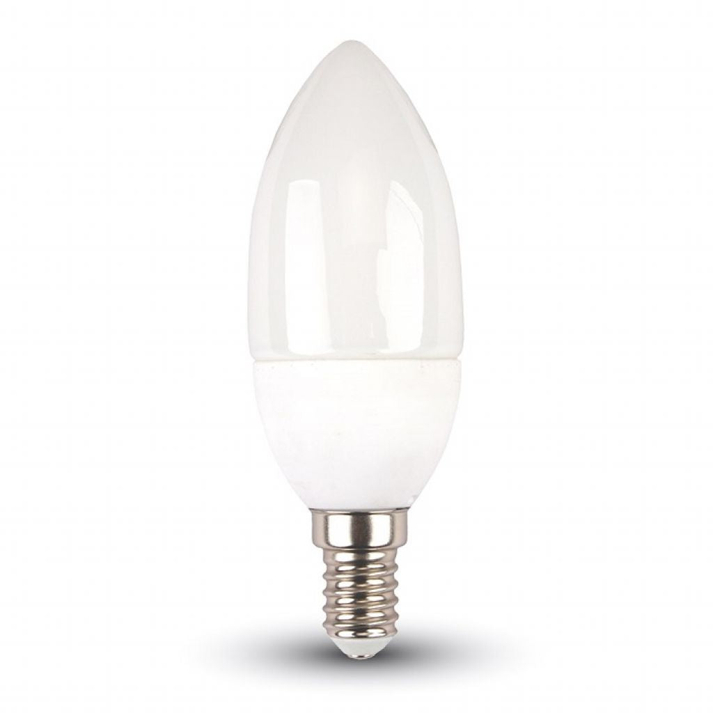 LED Bulb 3.5W E14 A80 Candle Dimming Brightness Rd Control RGB 6400K