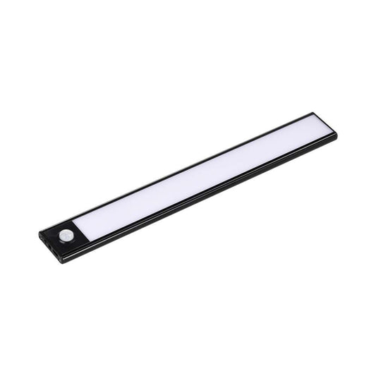 Lampada LED da armadio ricaricabile Micro-USB 2,2.5W Sensore PIR Colore Nero 60cm 3000K IP20