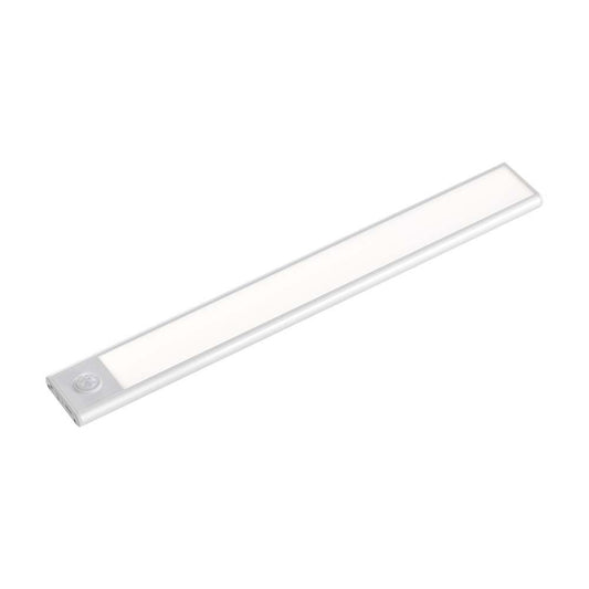 Lampada LED da armadio ricaricabile Micro-USB 2,2.5W Sensore PIR Colore argento 60cm 3000K IP20