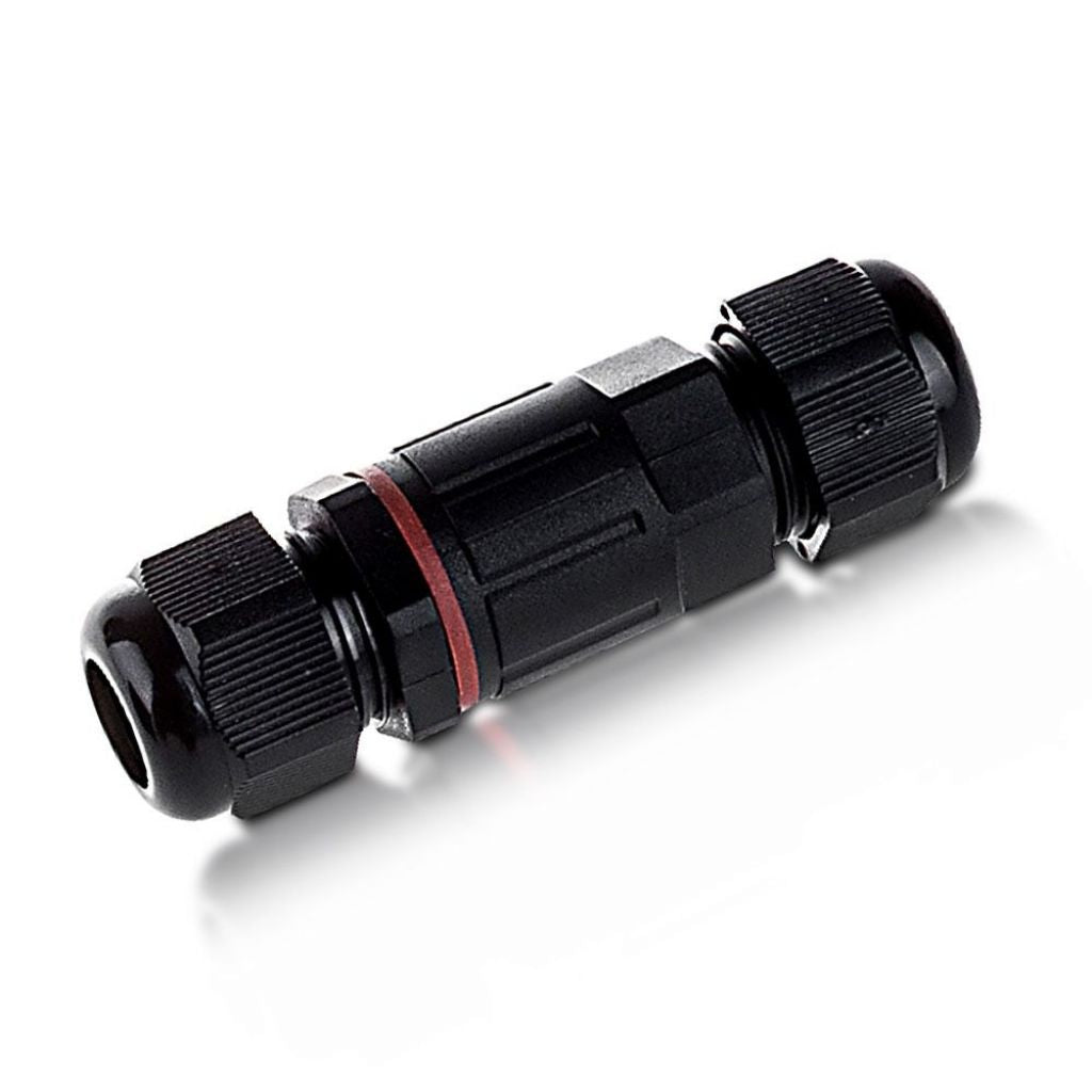Waterproof Box with Connector Black