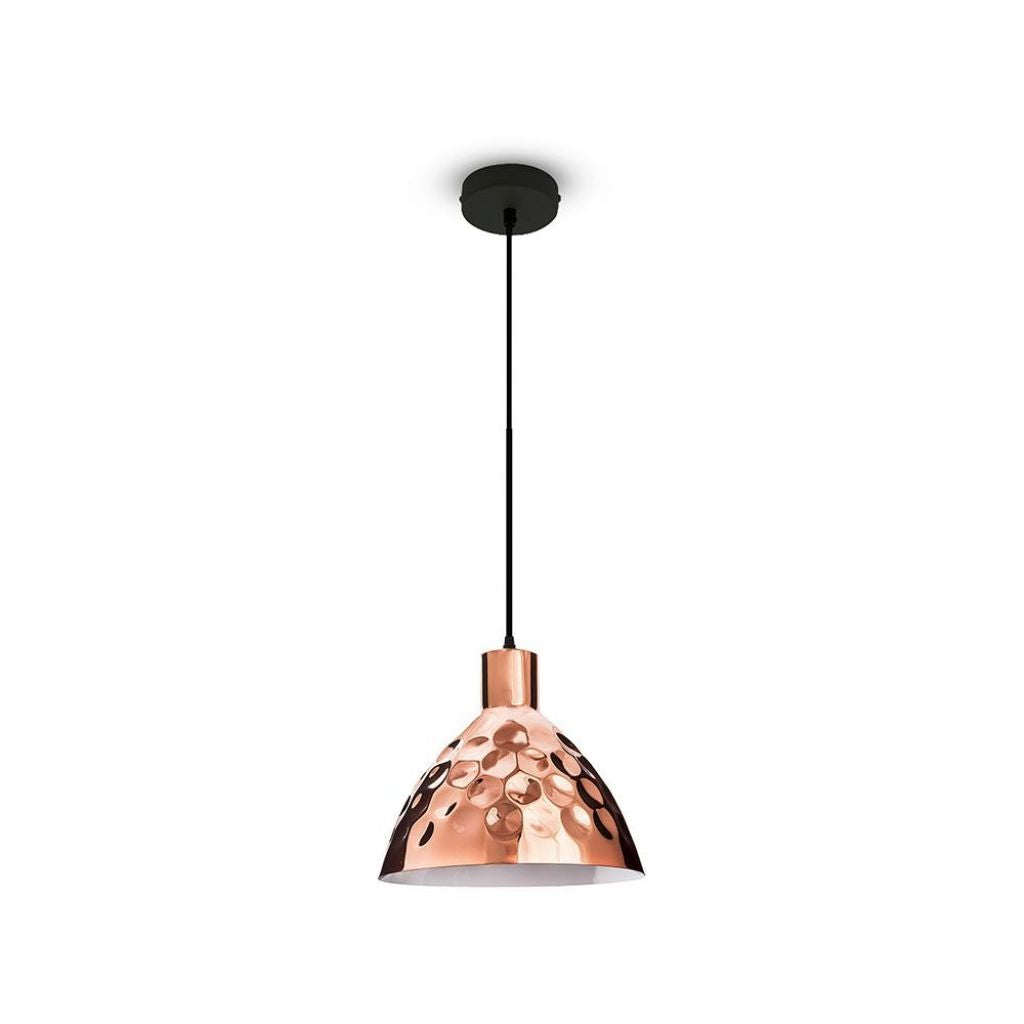 Rose Gold Pendant Light Holder D:220mm