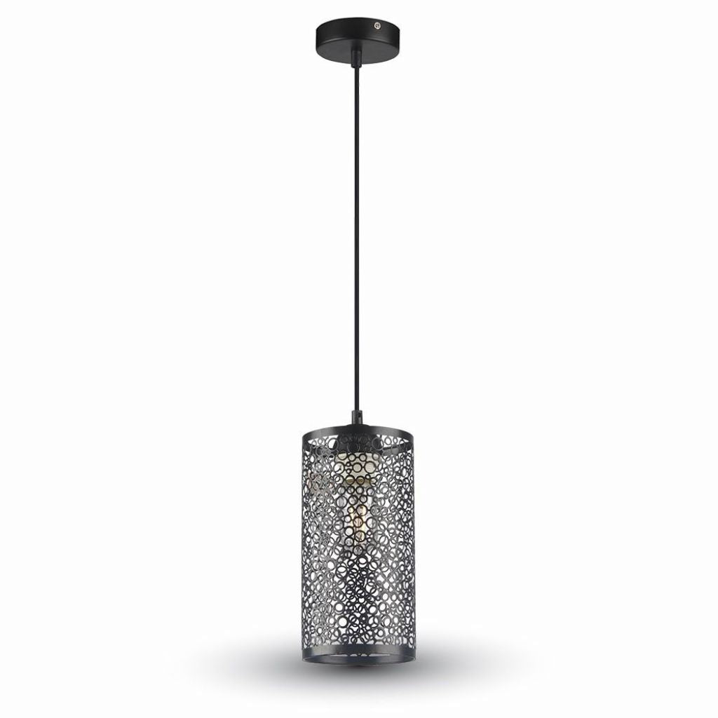 Pendant Light Matt Black with Black Canopy