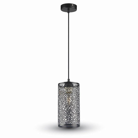 Pendant Light Matt Black with Black Canopy