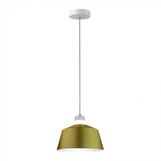 7W LED Pendant Light (Acrylic) Gold Lamp Shade 250*190mm 3000K