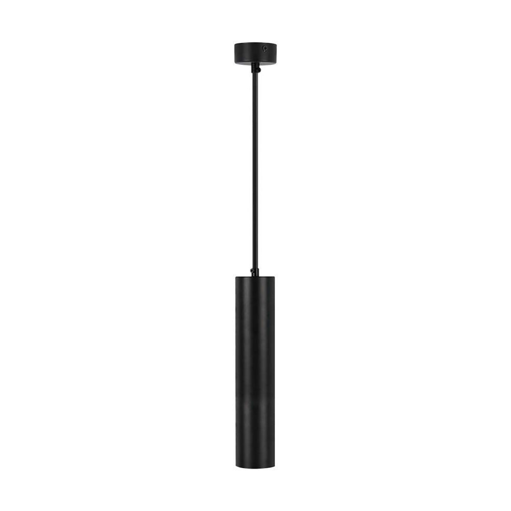 1*GU10 Hanging Pendant Black D:60*300mm