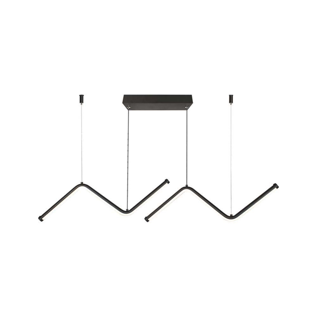 12W LED Designer Hanging Light Black 4000K