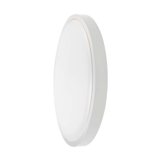 18W LED Dome Light SAMSUNG Chip 4000K Round White Frame IP44
