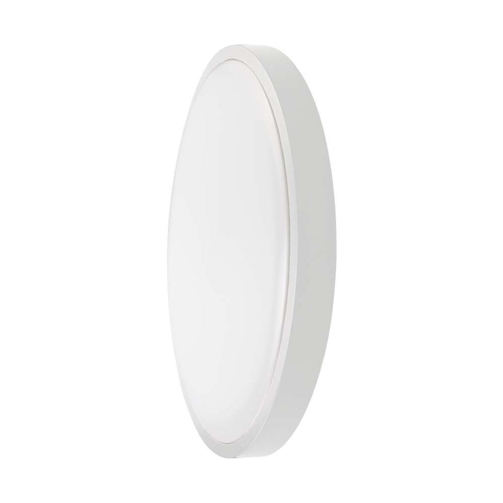 24W LED Dome Light SAMSUNG Chip 4000K Round White Frame IP44