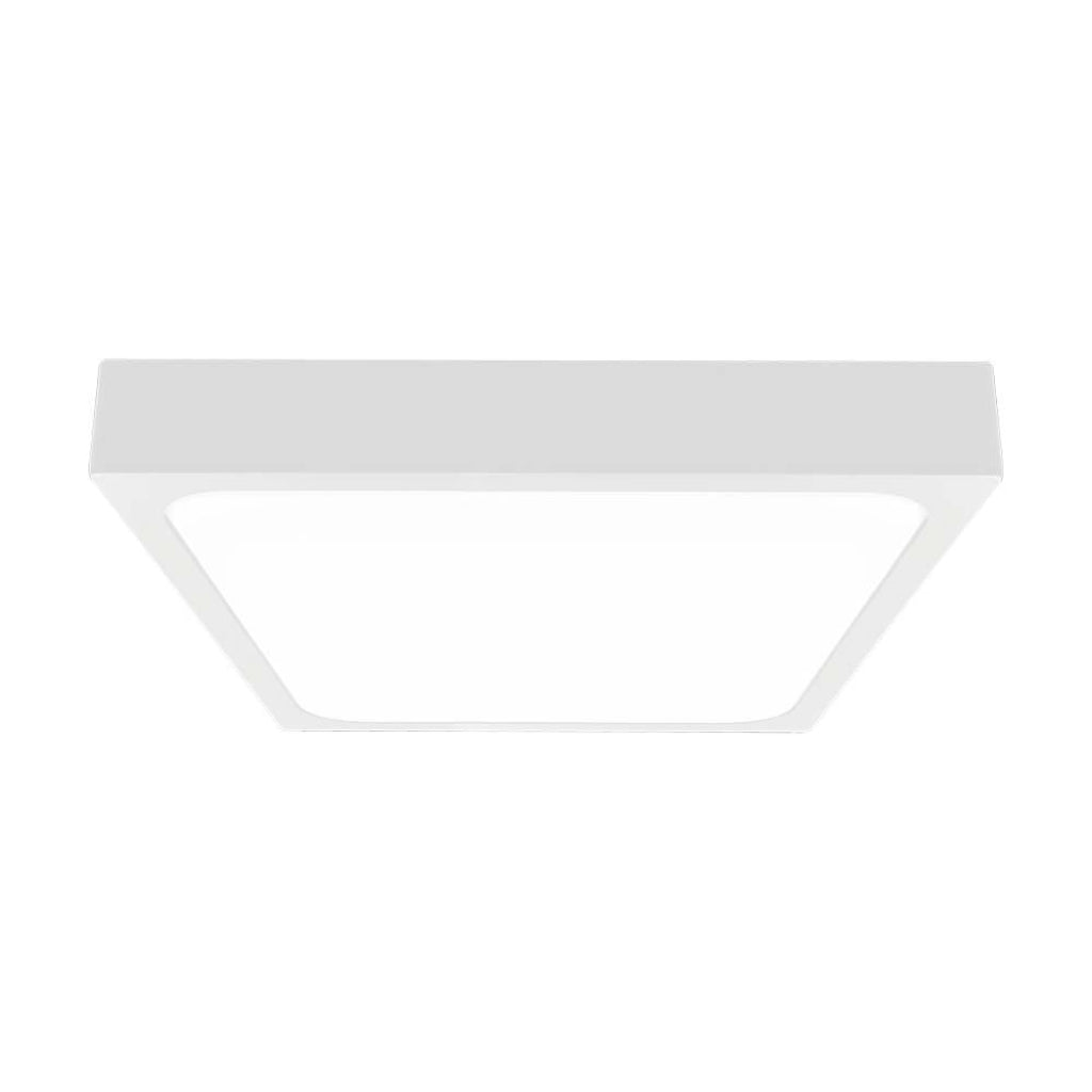30W LED Dome Light 6500K Square,White Frame IP44