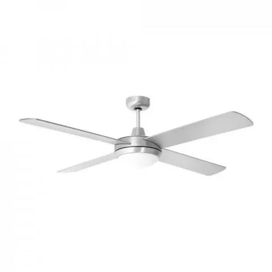 2*E27LED Ceiling Fan with Light Kit RF Kontrol 4 Blades 60W DC Motor