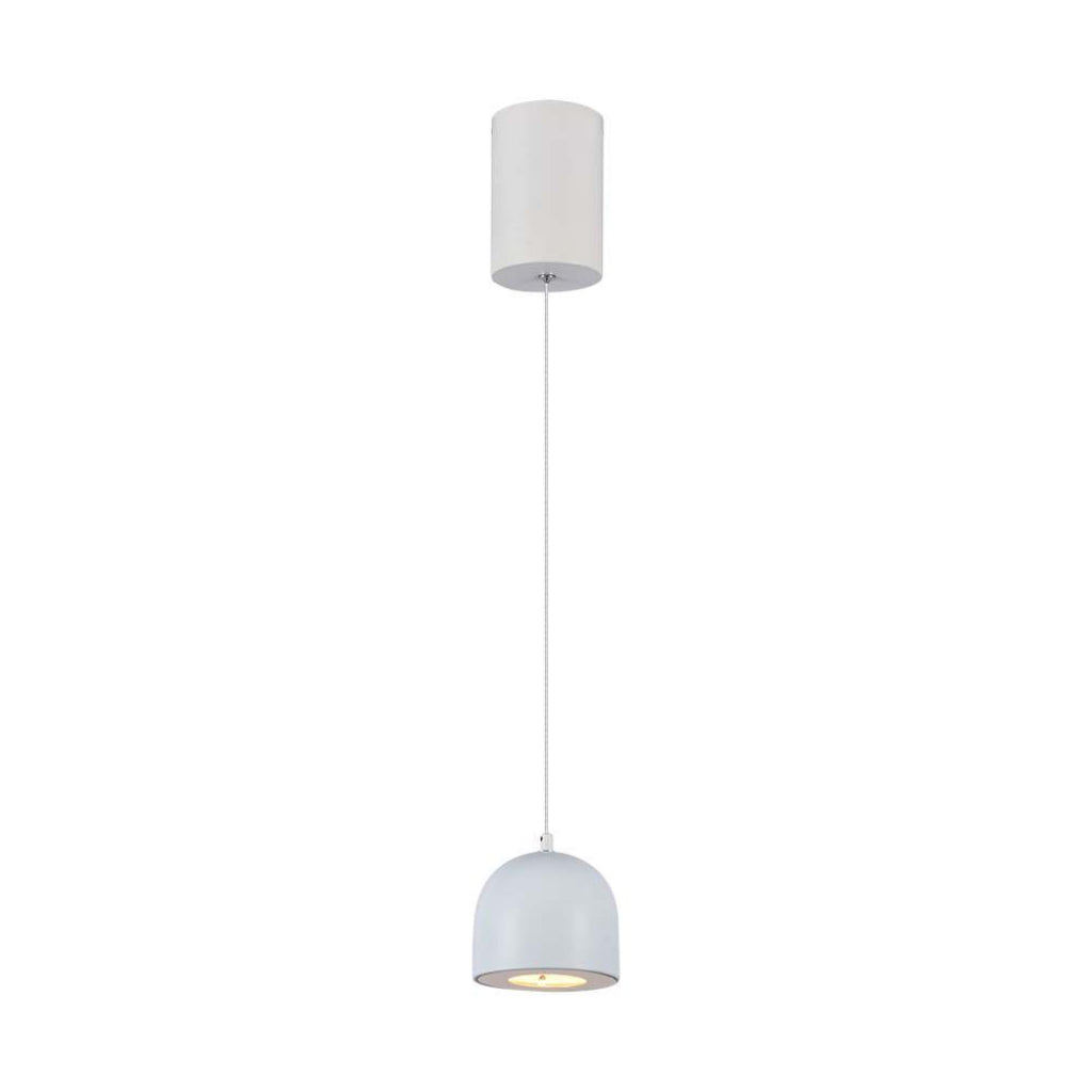 8.5W LED Hanging Lamp Φ100 Adjustable Wire Touch On/Of Grey Body 3000K