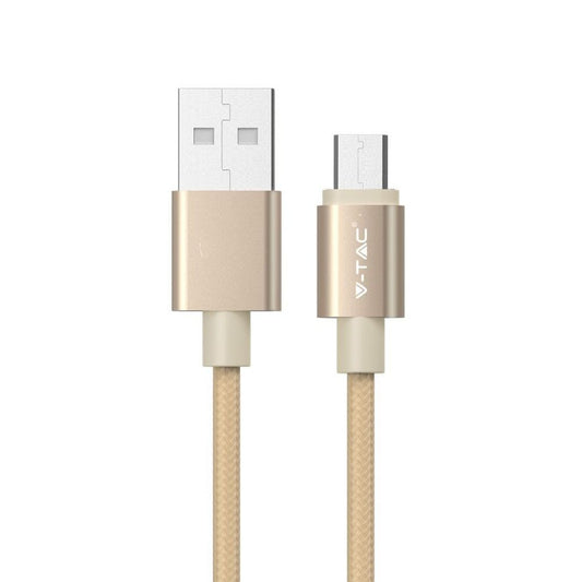 1m Micro USB Cable Gold Platinum Series