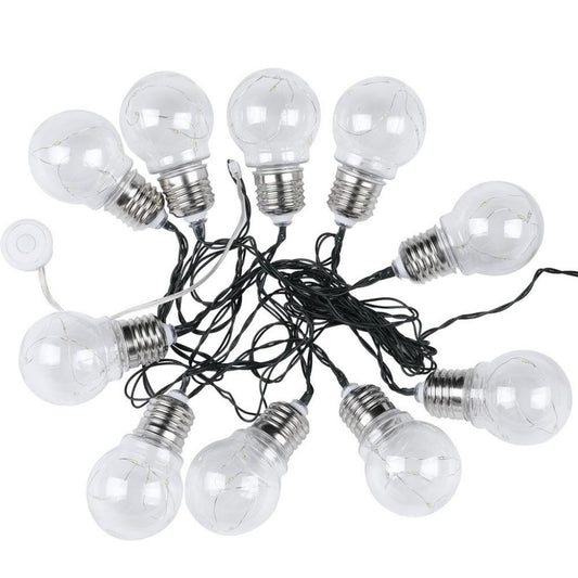 LED Solar String Light 10 Bulbs 3000K