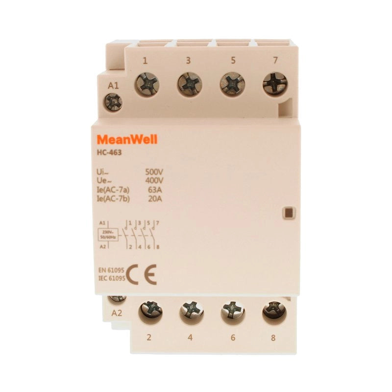 Contattore MeanWell 4P 3M 4NO 63A AC 400V IP20