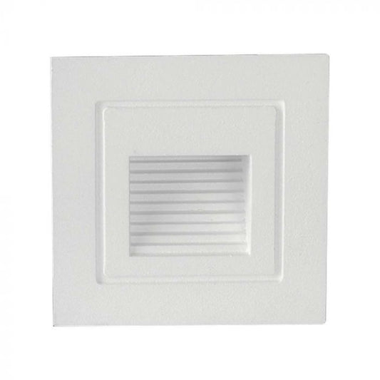3W LED Step Light White Body 3000K