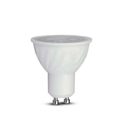 LED Spotlight Samsung Chip GU10 6.5W Ripple Plastic 38°D 6400K Dimmable