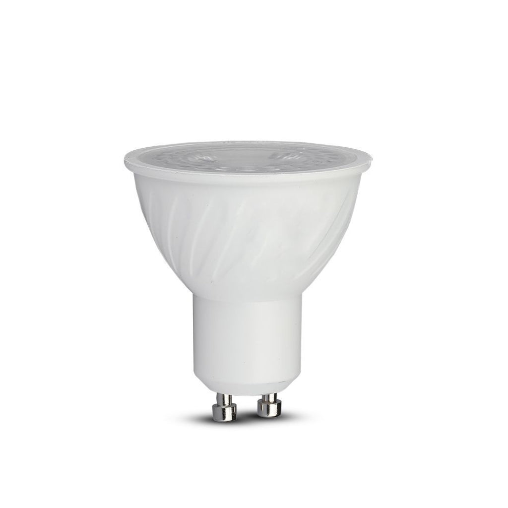 6W GU10 Ripple Plastic Spotlight with Samsung Chip 4000K 38° Dimmable