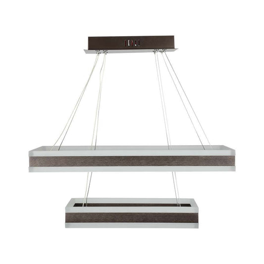 113W Soft Light Chandelier Dimmable Coffee 3000K