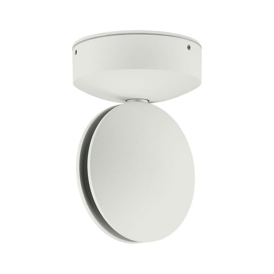 6W LED Wall Light White Body 3000K IP65