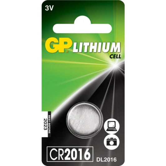 Batteria al Litio a Bottone 3V CR2016 (Blister 1 Pezzo)