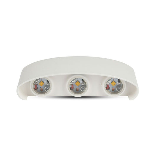 5W LED Wall Light Sand White IP54 3000K