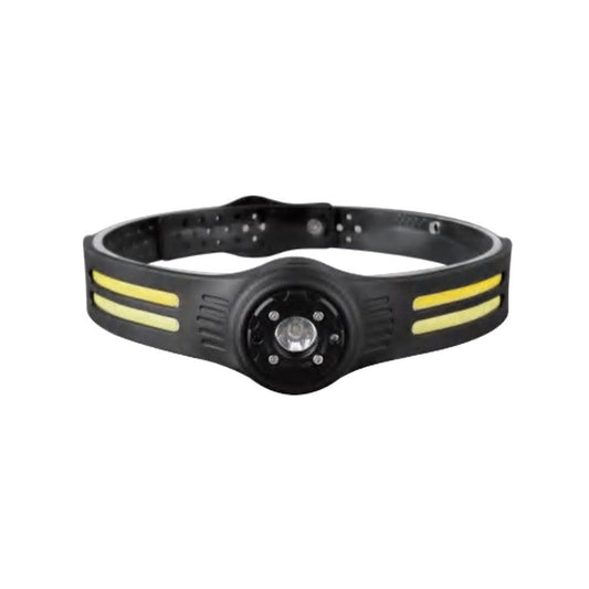 8W SMD+8W COB 470lm Front LED Torch with Silicone Belt and USB C Rechargeable Battery IP43