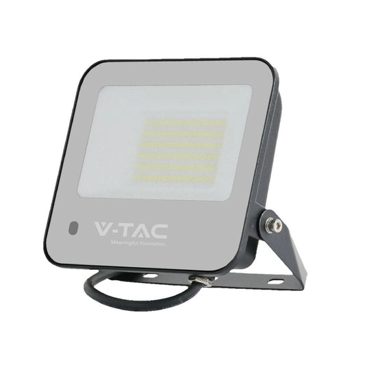 50W Floodlight RGB+White Frosted Glass Black Body With Controler IP65