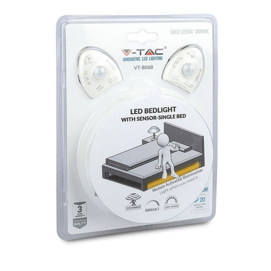 LED Bedlight with Sensor Double Bed 3000K