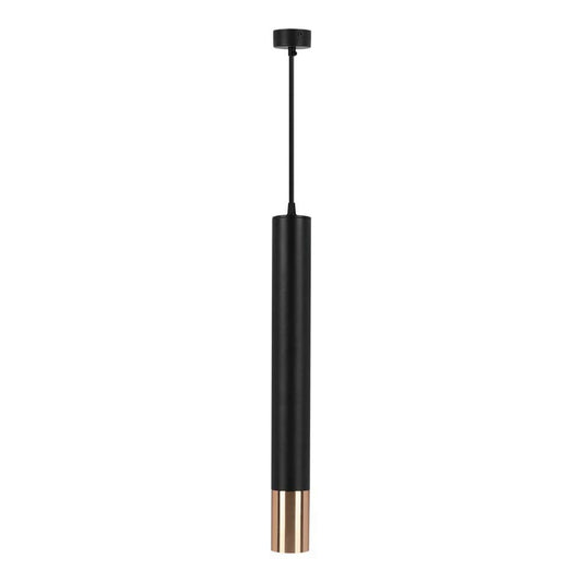 1*GU10 Hanging Pendant Black + Gold D:60*500mm